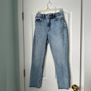 abercrombie mom high rise curve love jeans
